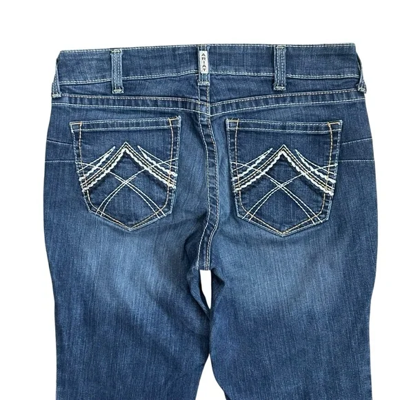 Ariat R.E.A.L Denim Medium Wash Mid Rise Workwear Bootcut Jeans Size 32 Reg - Picture 4 of 10